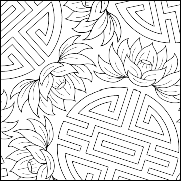 colouring page detail
