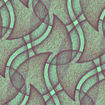 detail view of maze pattern