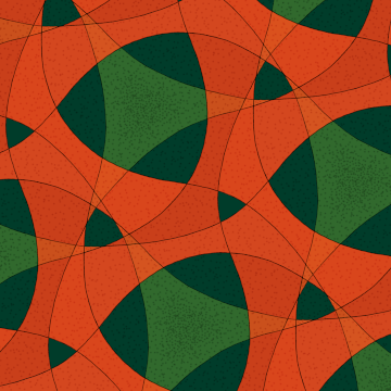 detail view of maze pattern