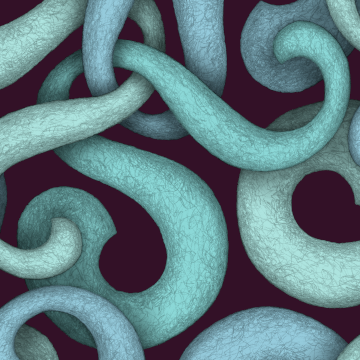 detail view of maze pattern